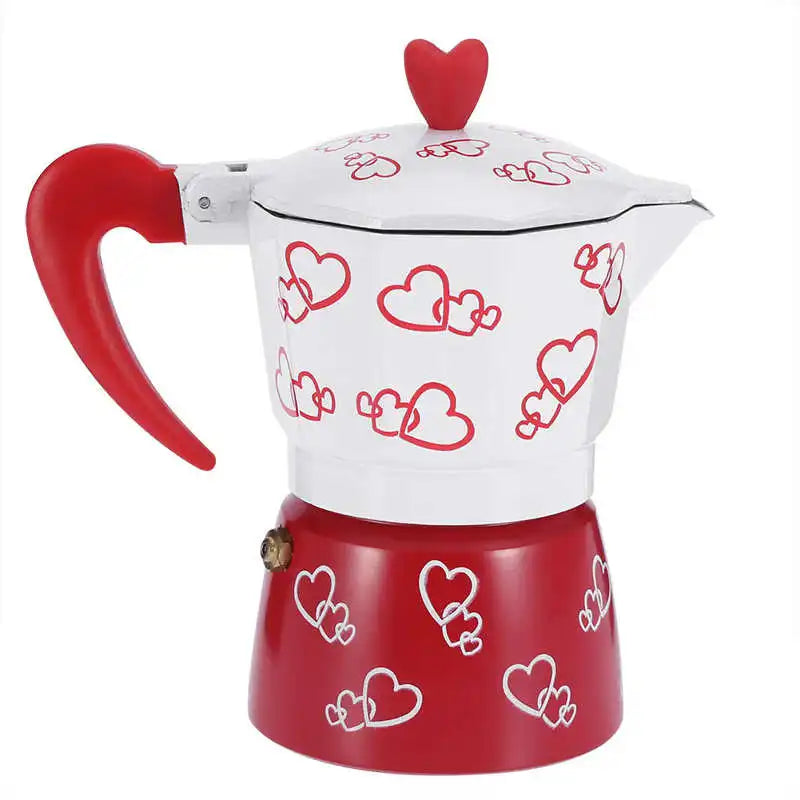 Coffee Maker Pot Aluminum Italian Type Coffee Stovetop For Home Office Household Coffee Kettle Hand Pot Coffeeware