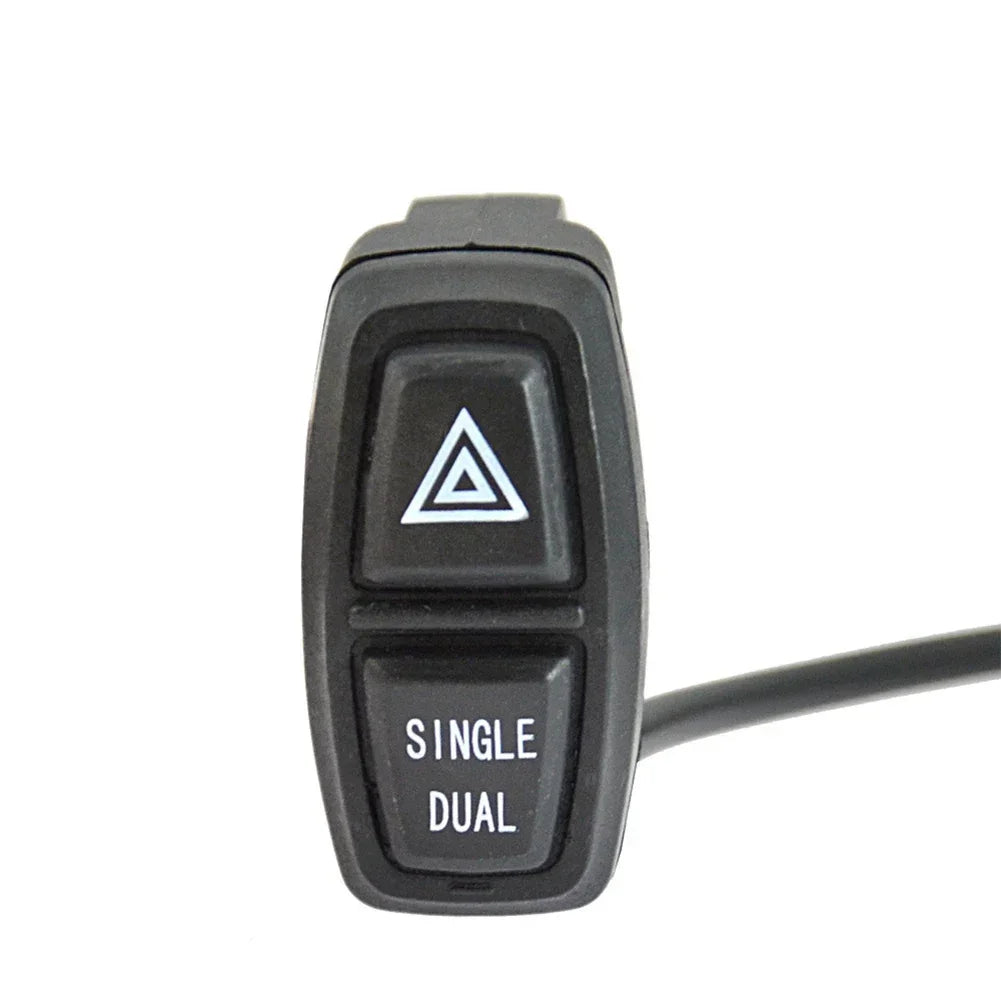 E-Bike Single Dual Hazard Indicator Switch Double Lock Double Button Electric Scooter Conversion Parts Cycling Accessories