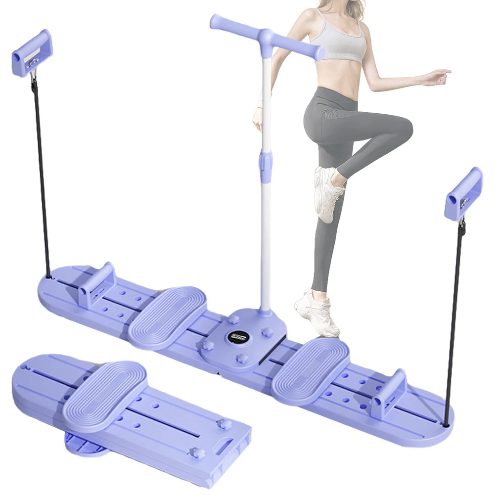 Fitness Ski Machine Foldable Ski Trainer Non Slip Pelvic & Hip Strengthener Pelvic Floor Muscle Exercise Equipment for Home Gym