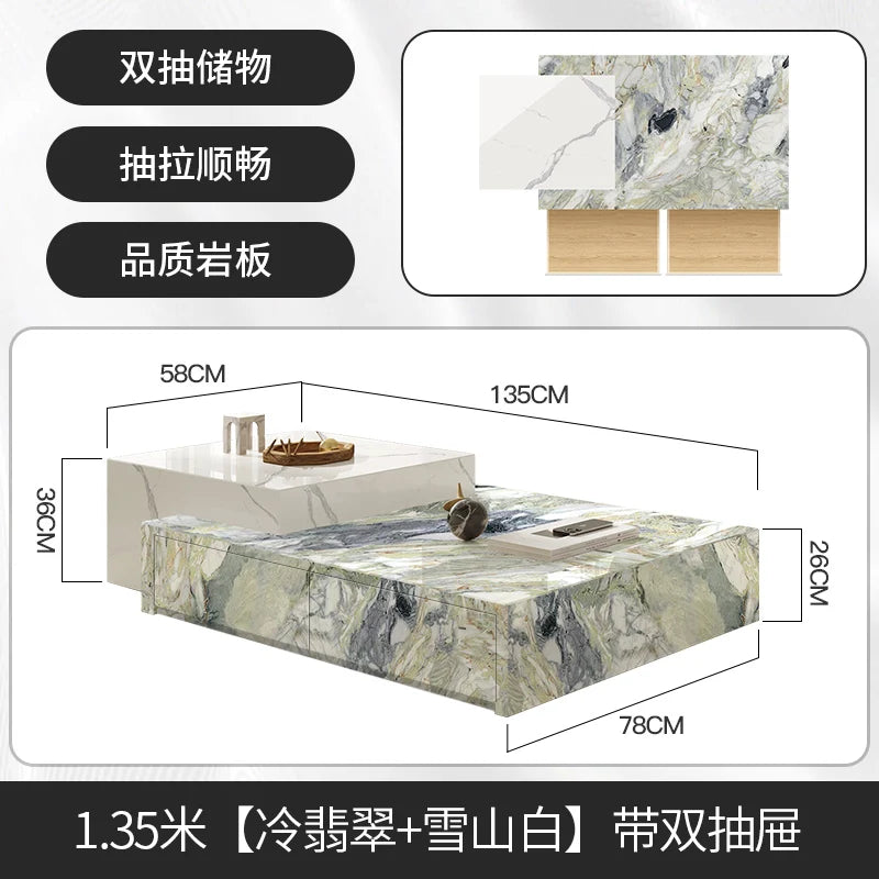 European Luxury Coffee Table Beauty Trendy Elegant Unique Coffee Tables Space Saving Mesa De Centro Sala Living Room Furniture