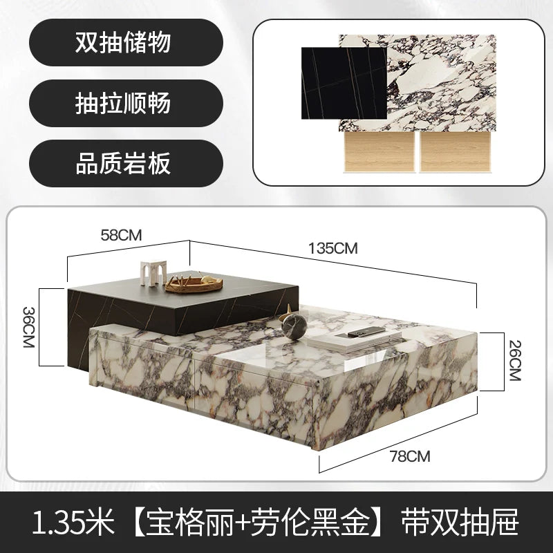 European Luxury Coffee Table Beauty Trendy Elegant Unique Coffee Tables Space Saving Mesa De Centro Sala Living Room Furniture