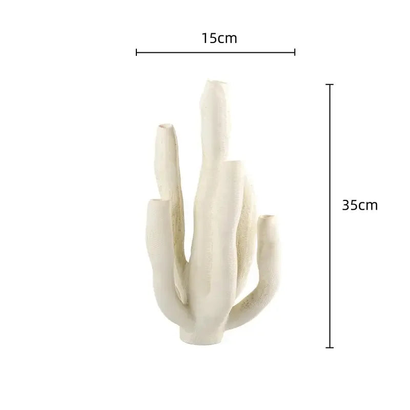 Decorative Figurines Branch Resin Handicraft Statues Artificial Coral Irregular Marine Organism Coral Figurines Home Decoration