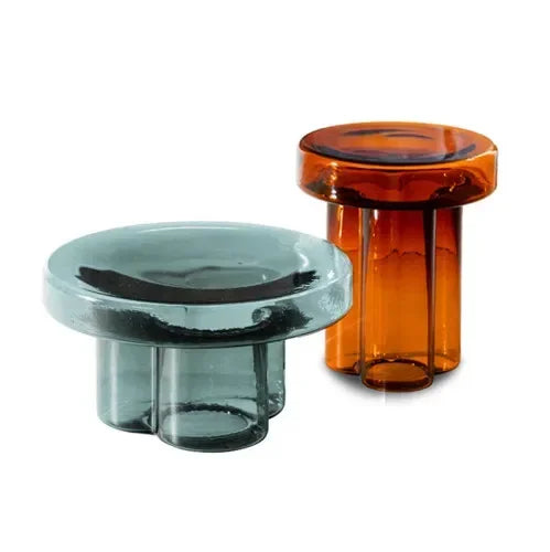 Transparent Patio Coffee Tables Outdoor Balcony Unique Round Coffee Tables Waterproof Floor Muebles De La Sala Home Decoration