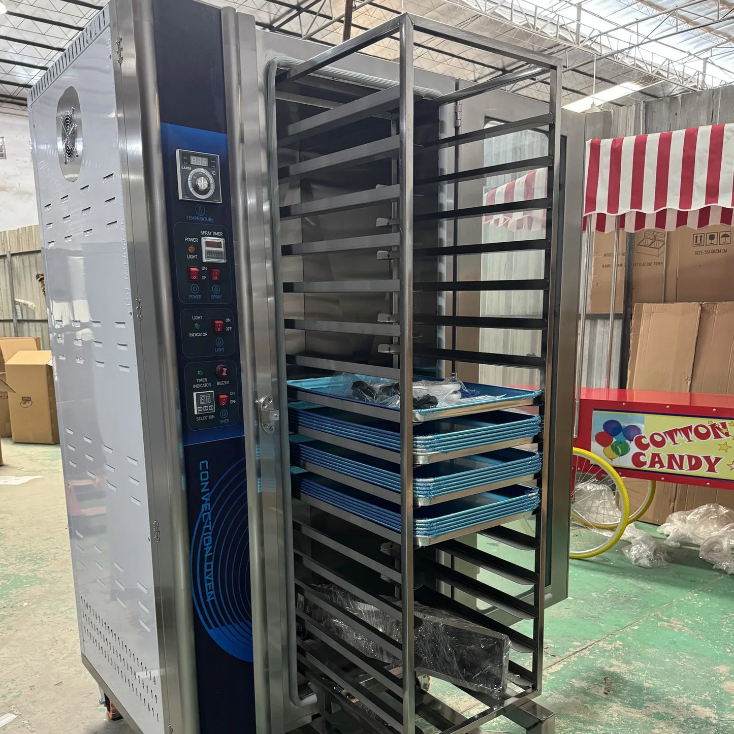 Baking OvenCommercial Catering Restaurant Bread Oven Price Big Bakery Hot Air 16 Trays Convection For Hotel