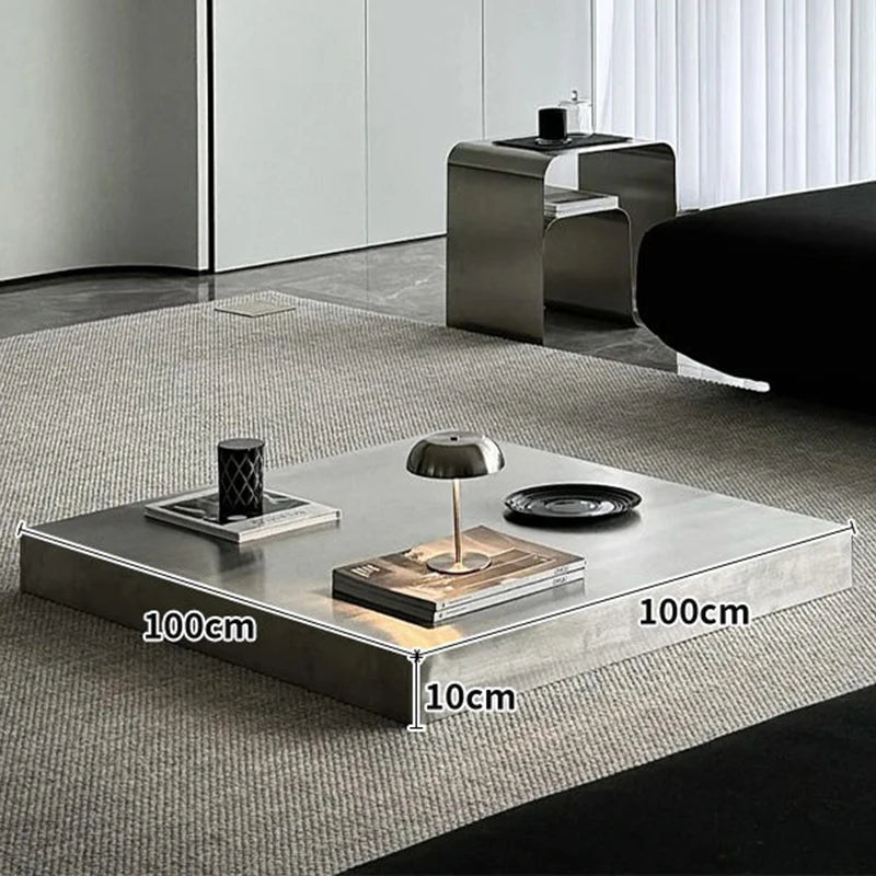 Italian Coffee Tables Stainless Steel Side Table Minimalist Tea Tables Modern Living Room Center Table Luxury Design Furniture
