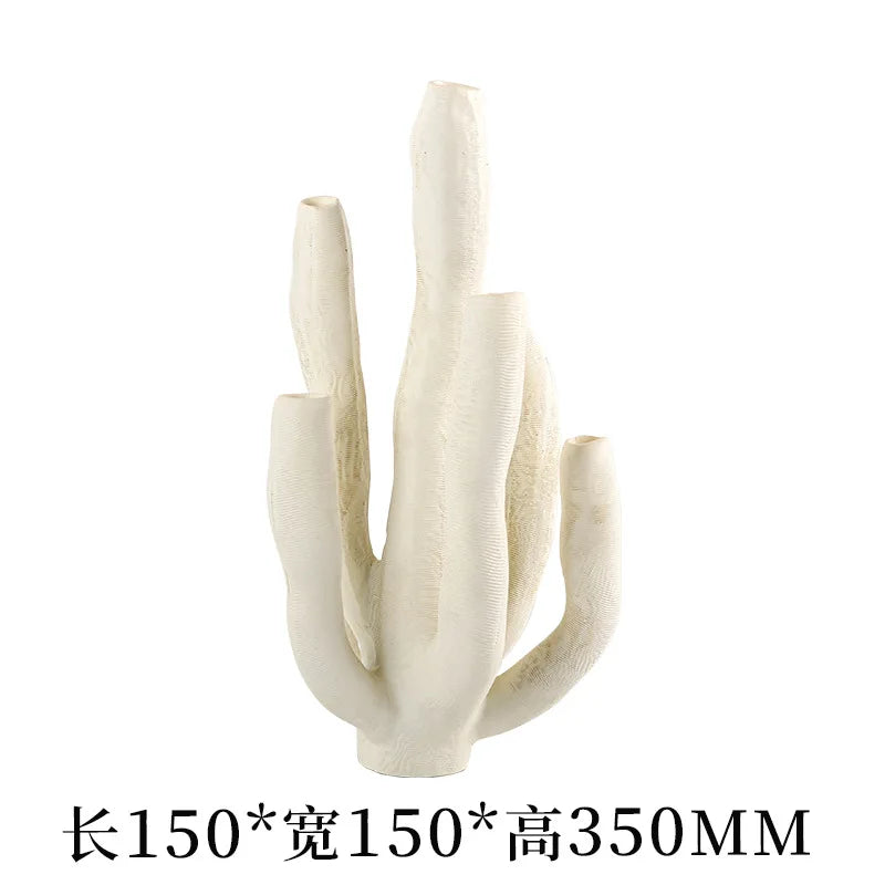 Decorative Figurines Branch Resin Handicraft Statues Artificial Coral Irregular Marine Organism Coral Figurines Home Decoration