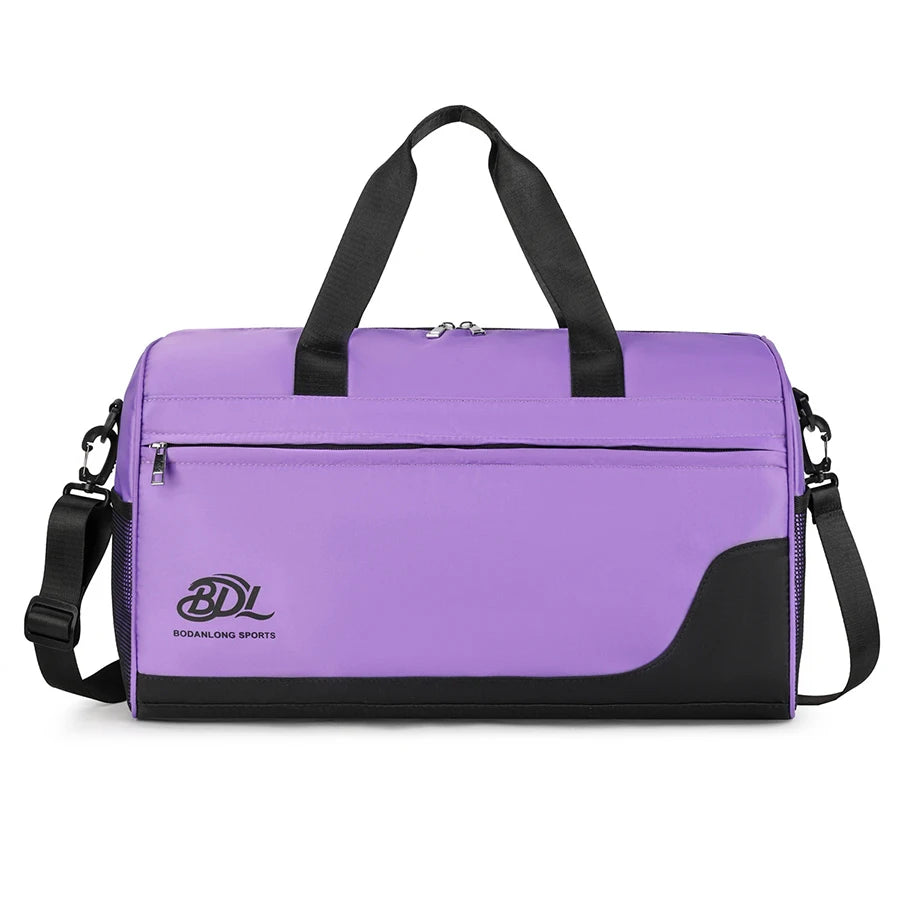 Fitness bag for men and women, simple and versatile, outdoor sports, large capacity swimming, yoga bag, short distance commuting