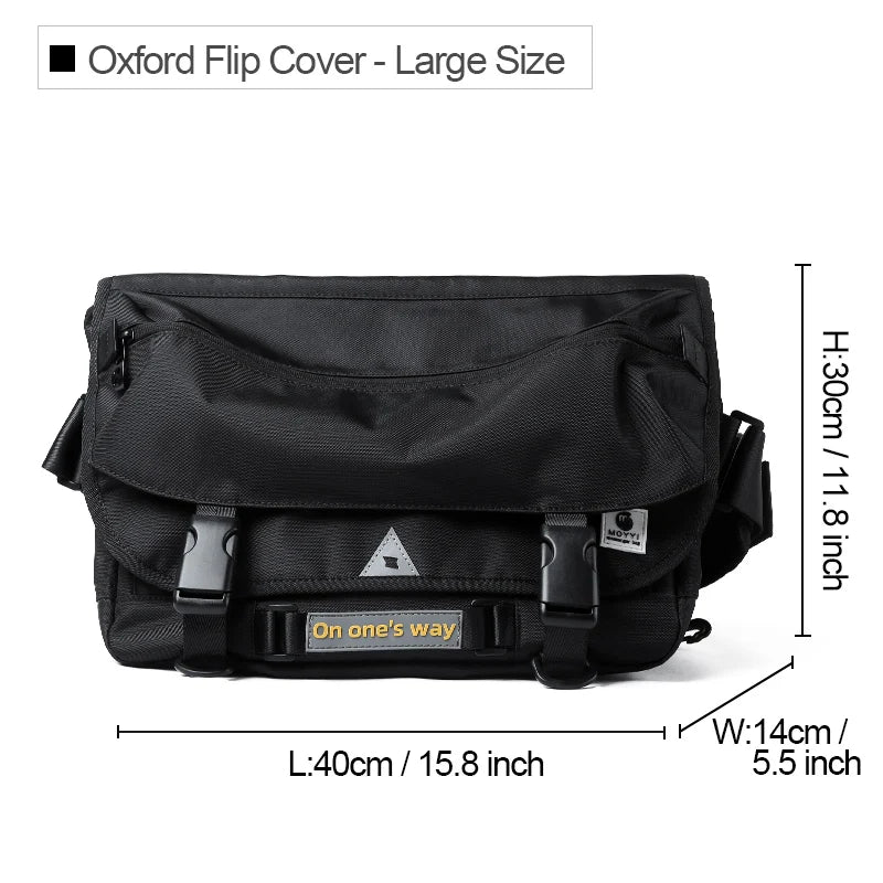 Men Crossbody Bag Casual Trendy Waterproof Large Capacity Lightweight Bags For Teenage Daily Life Shoulder Bags