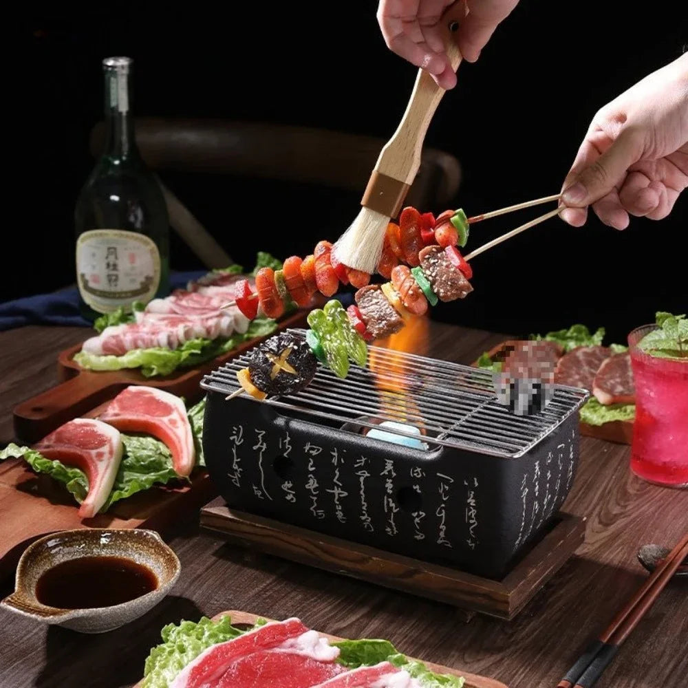Bbq Grill Outdoors Barbecue Grill Furnace Stove Barbecue Portable Grill Outdoor Stove Save Space Charcoal Furnace High-capacity