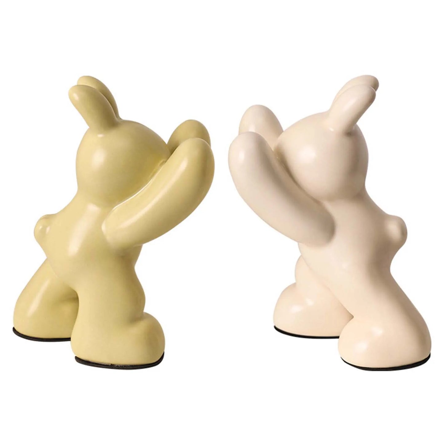 Decorative Ceramic Book Ends Heavy Duty Bookends Functional Home Decor Suitable for Bookstore Salon