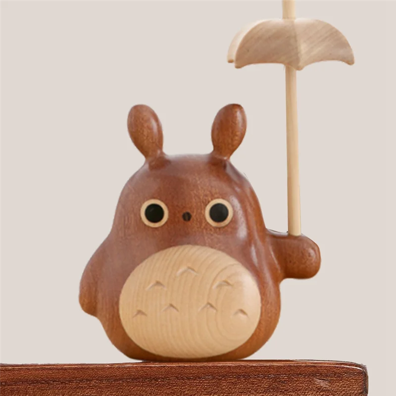 KYCOR-Decorations Cute Home Desktop Decorations Solid Wood Stitching Ornaments