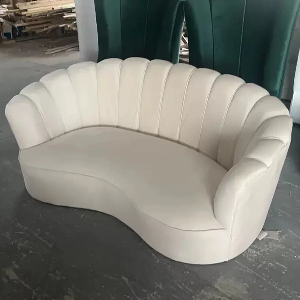 High Quality sitting room French antique classic wood love seat wedding sofa design living