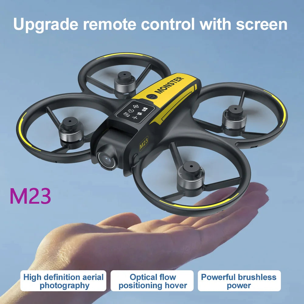 New 2025 M23 Drone Professional 4K Dual Lens with Screen Control 360 Degree Stunt Flip One-Button Take-off and Landing New