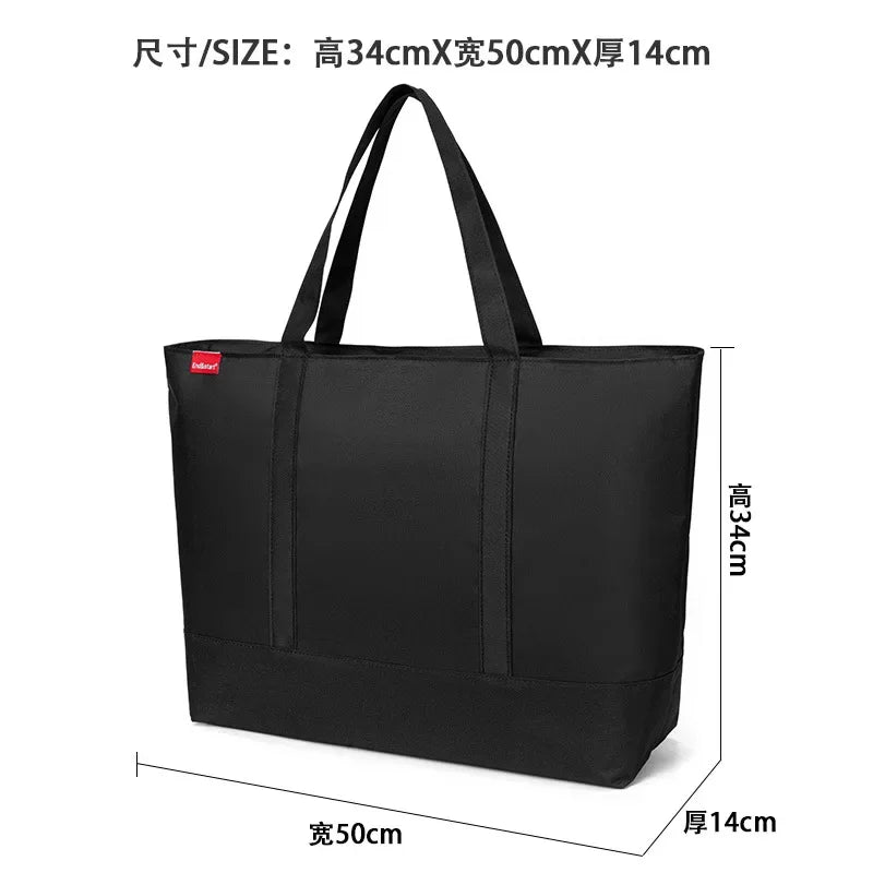 Men's Handbag Japanese Tote Oxford Cloth Fashion Shoulder Bags for Man 2024 Luxury Designer Large Student Black Male Casual Hand