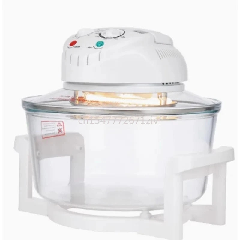 Glass Air Fryer 220 Volts / 110 Volts - Household Type - Large Capacity for Making French Fries and Other Fried Foods