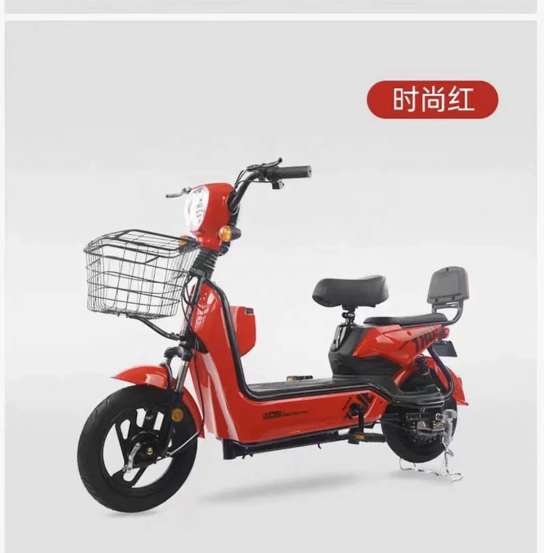 2 wheel cheap new 350w 500w 48v electric moped bike with pedals electrica ebike scooter electric bike bicycle
