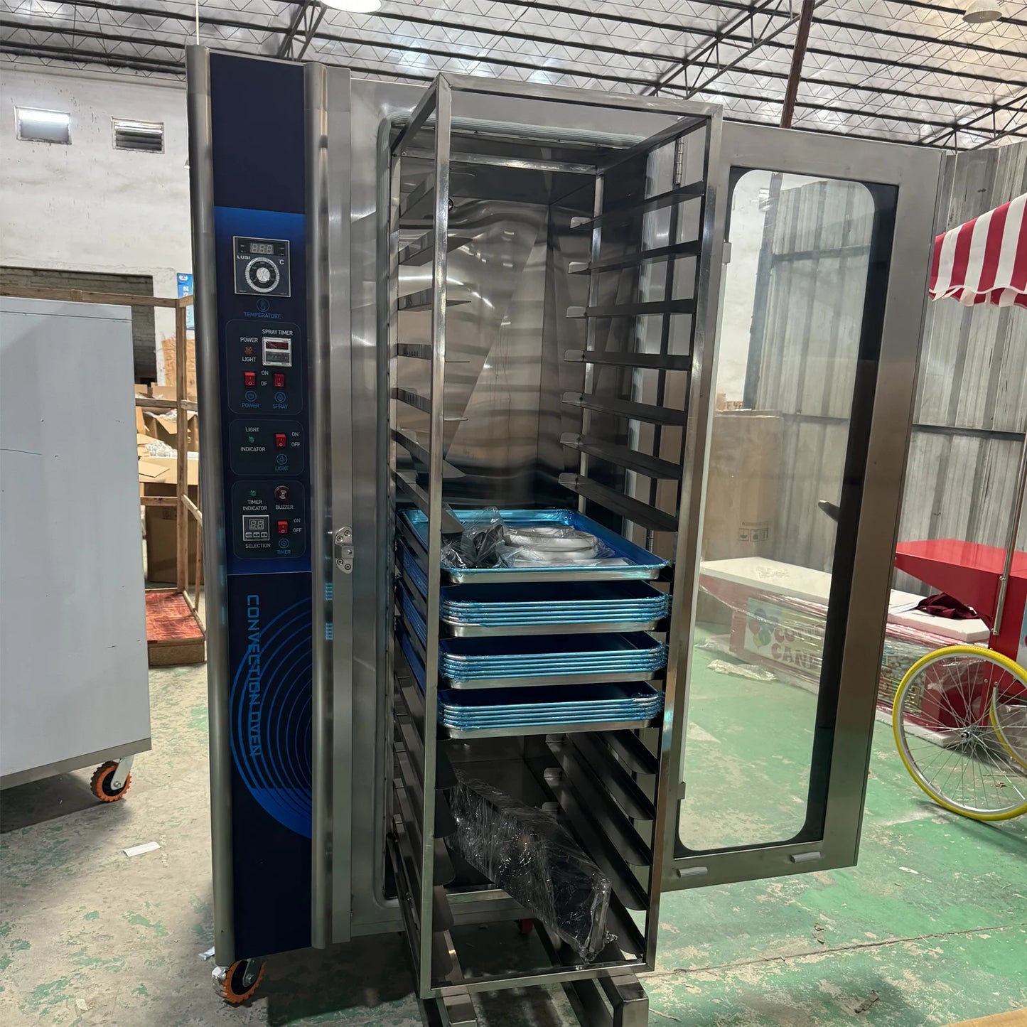 Baking OvenCommercial Catering Restaurant Bread Oven Price Big Bakery Hot Air 16 Trays Convection For Hotel