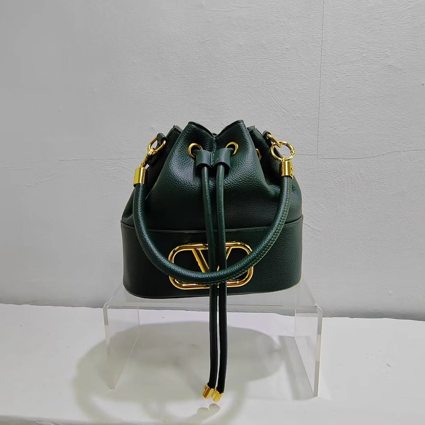 Women's Bucket Bag - Basket-style Fukubukuro,Soft Leather Minimalist, Fashionable Versatile,Shoulder Crossbody Handheld Stylish