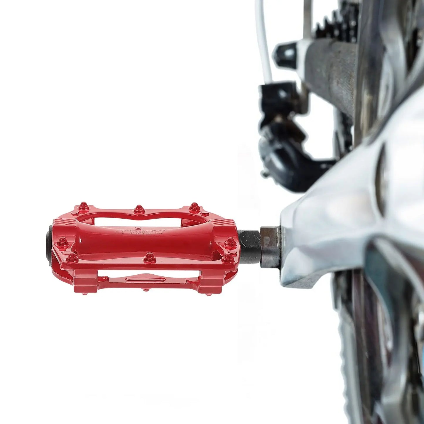 2 Pcs Aluminum Alloy Bike Pedal Accessories Widen Stable Bicycle Pedals Mountain Road Cycle Replacement Metal Pedal Parts Bike