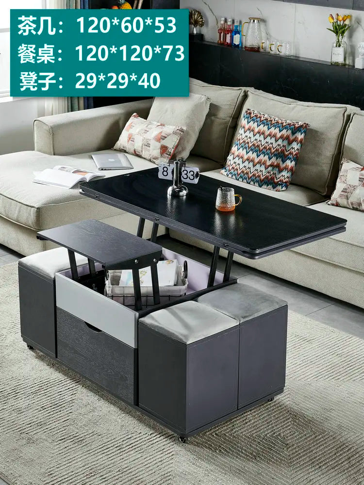 Storage Lifting Coffee Table Modern Luxury Designer Clear Cheap Side Table Aesthetic Lounge Living Room Kaffee Tische Furniture