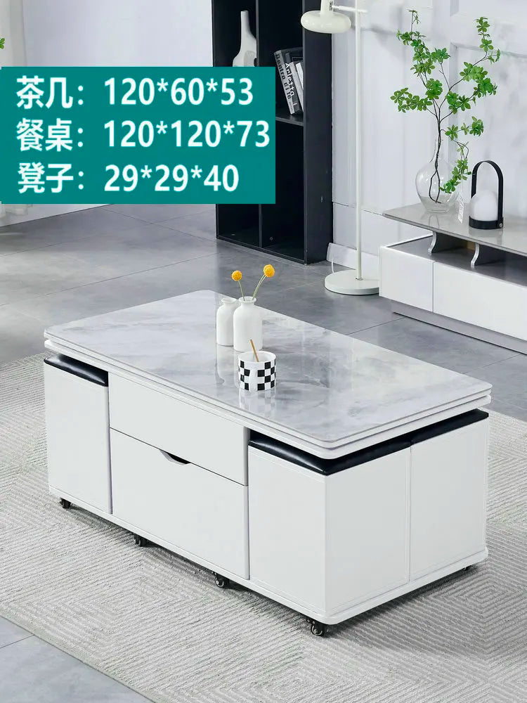 Storage Lifting Coffee Table Modern Luxury Designer Clear Cheap Side Table Aesthetic Lounge Living Room Kaffee Tische Furniture
