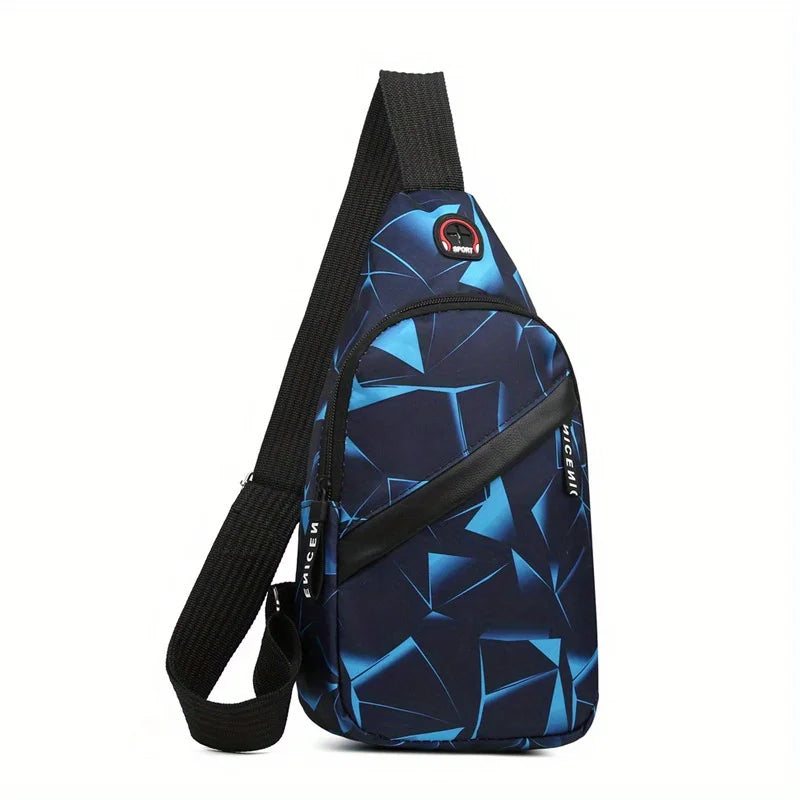 Men's Chest Bags Fashion Messenger Bag Lightweight Outdoor Sports Leisure Couple Backpack Shoulder Bag