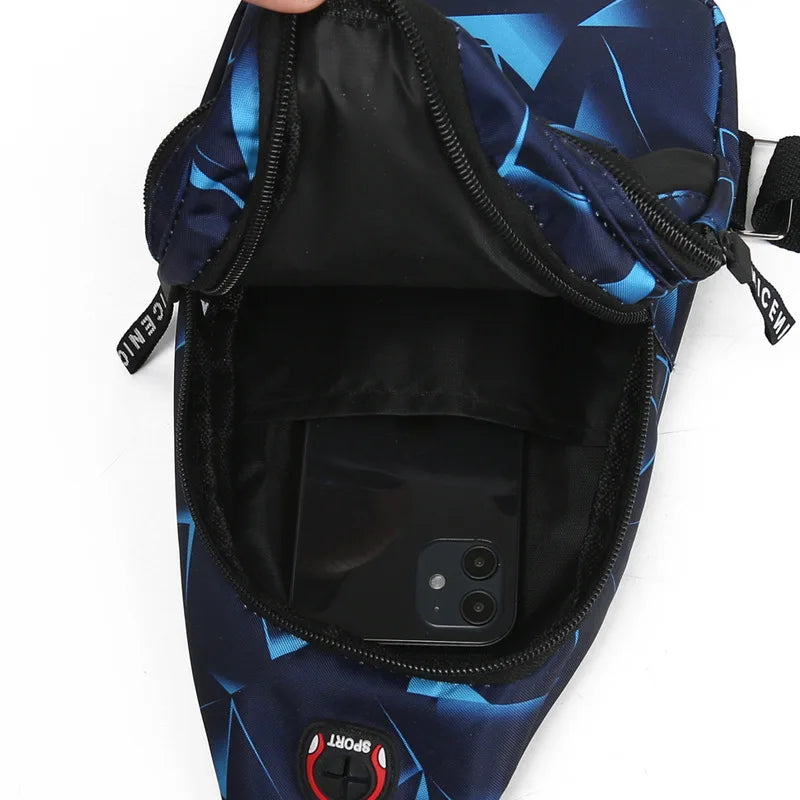 Men's Chest Bags Fashion Messenger Bag Lightweight Outdoor Sports Leisure Couple Backpack Shoulder Bag