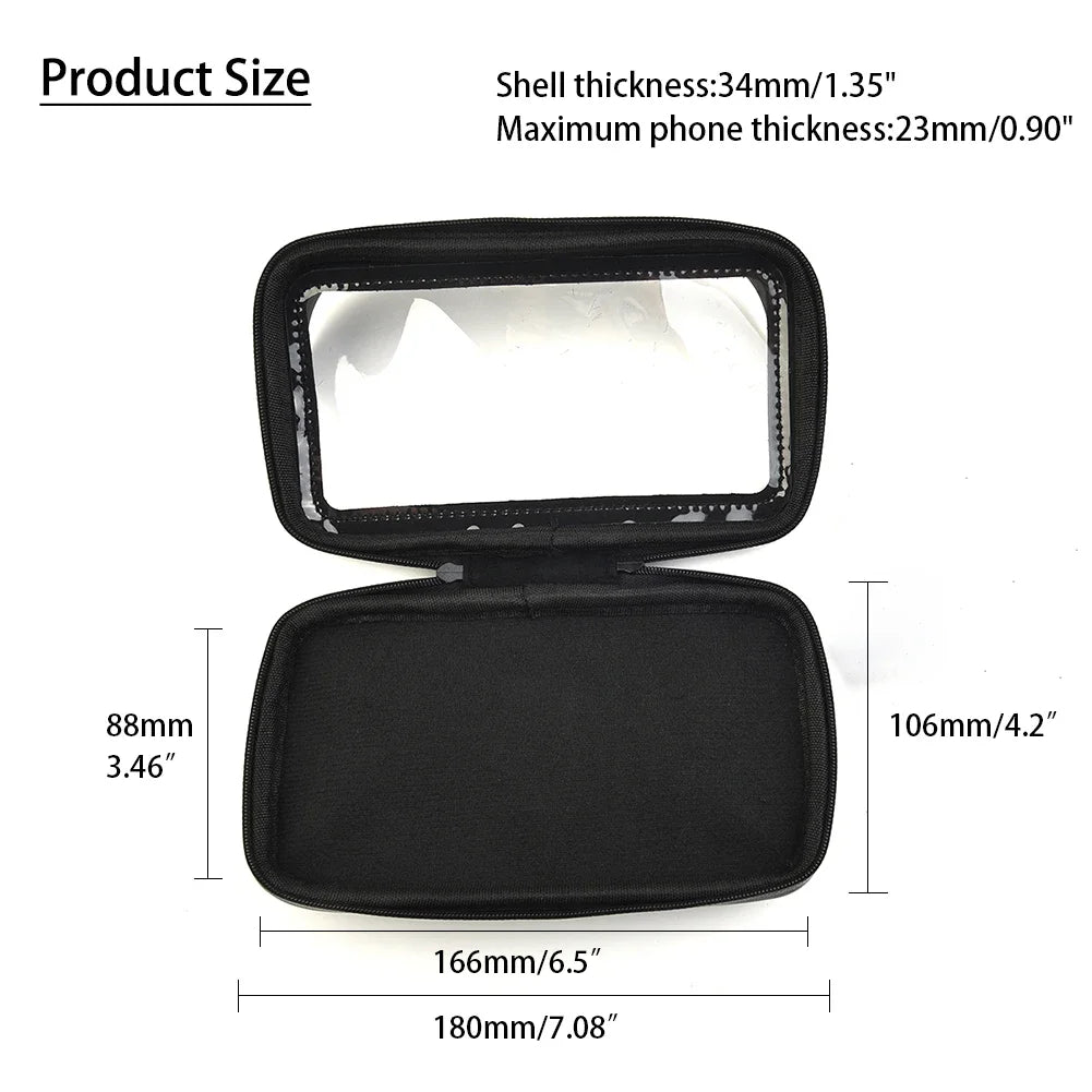 Accessories New Parts Practical Handlebar Holder Mount Kit Black Case Anti Shock Bag Bike For Mobile Phone GPS Mount