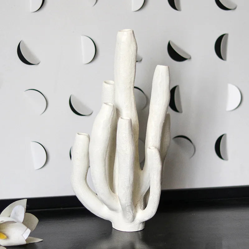 Decorative Figurines Branch Resin Handicraft Statues Artificial Coral Irregular Marine Organism Coral Figurines Home Decoration