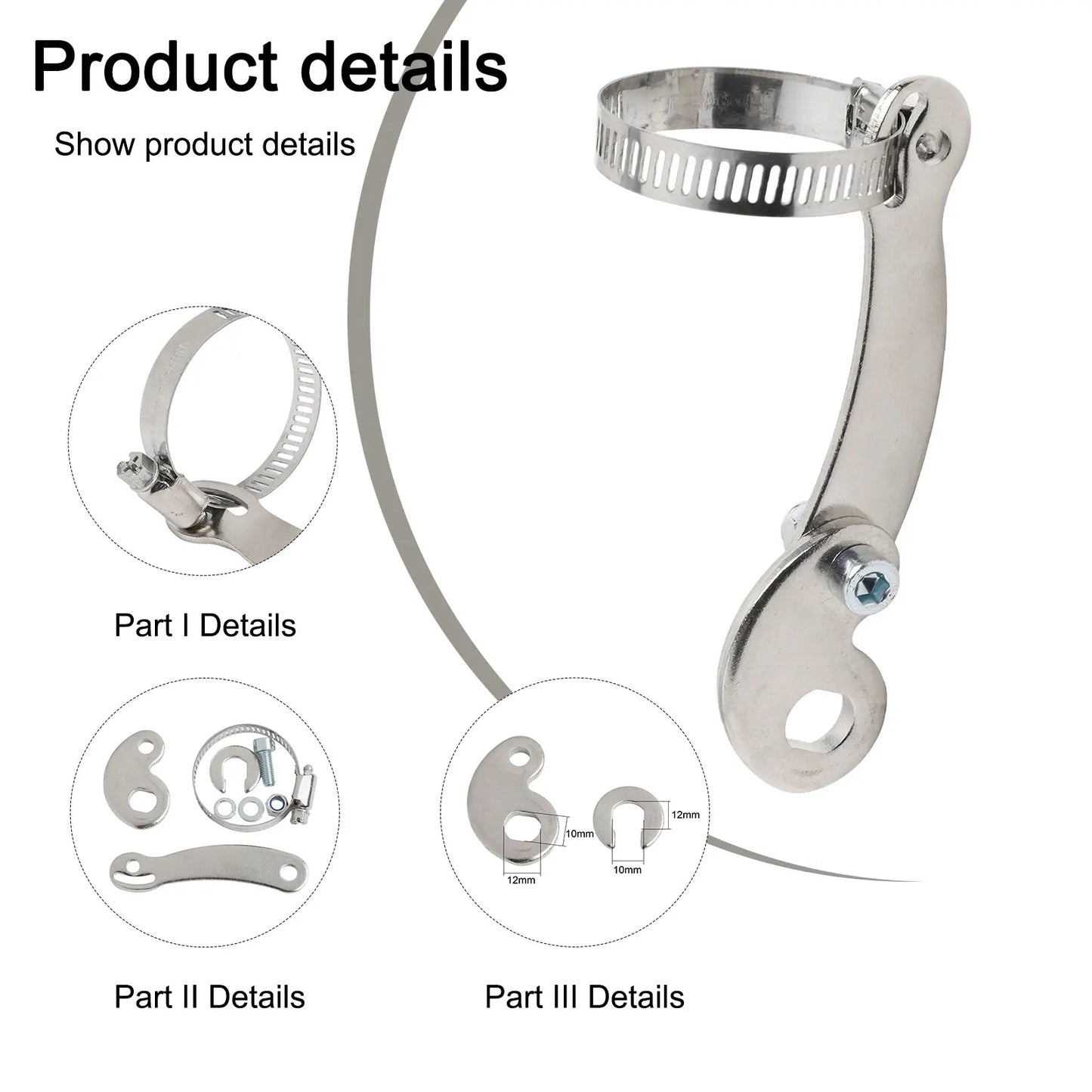 Electric Bike Torque Arm- Accessory For M12 Torque Limb For MXUS For Bafang High-Speed Hub Motor E-Bike Accessories