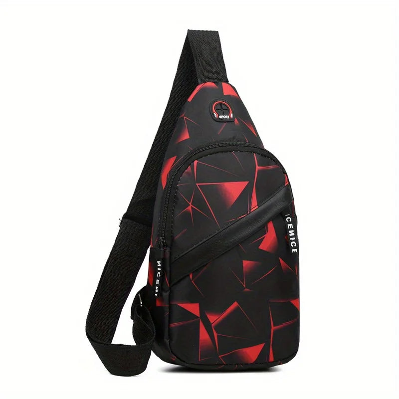 Men's Chest Bags Fashion Messenger Bag Lightweight Outdoor Sports Leisure Couple Backpack Shoulder Bag