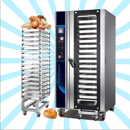 Baking OvenCommercial Catering Restaurant Bread Oven Price Big Bakery Hot Air 16 Trays Convection For Hotel