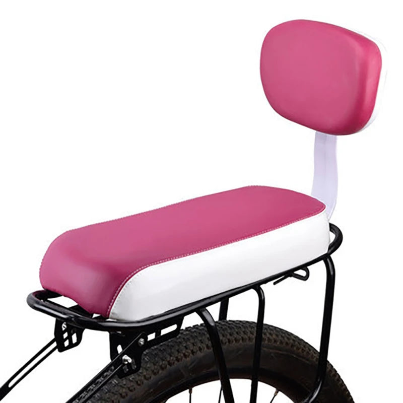 Bicycle Accessories Part Rear Seat With Backrest Mountain Bike Comfort Child Seat With Back With Handle Armrest Footrest Pedal