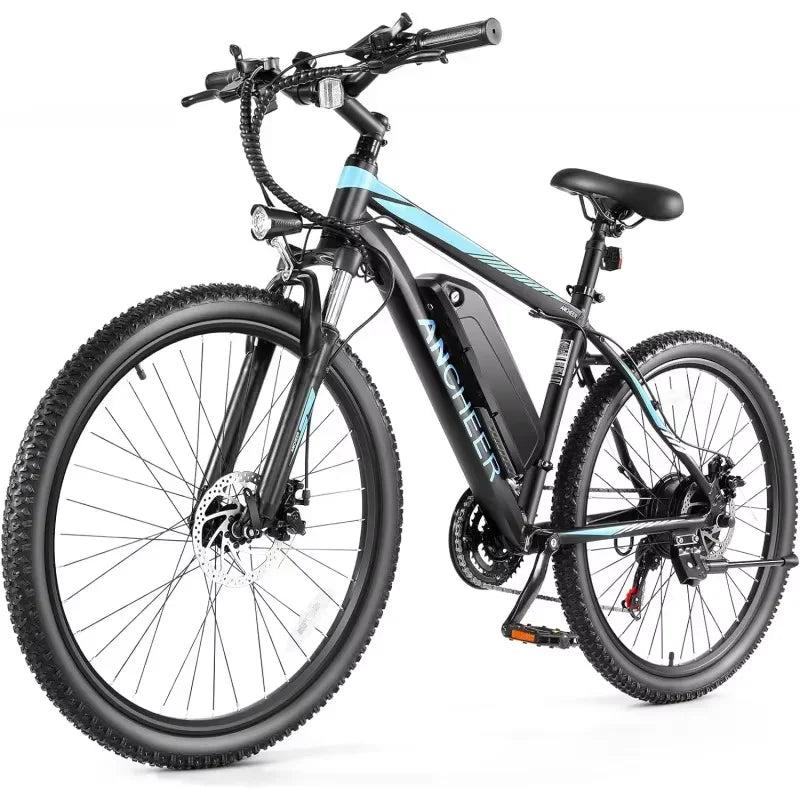 Q2XAANCHEER for Adults,[Peak 750W Motor] Mountain Bike,26" Sunshine Commuter Ebike,55 Miles 22MPH Electric