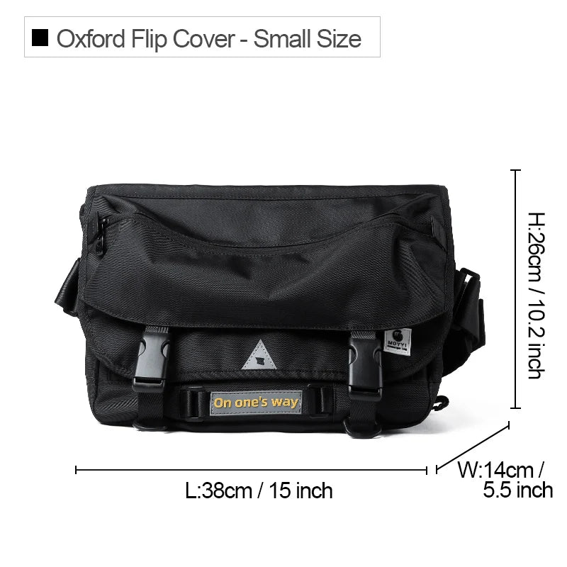 Men Crossbody Bag Casual Trendy Waterproof Large Capacity Lightweight Bags For Teenage Daily Life Shoulder Bags