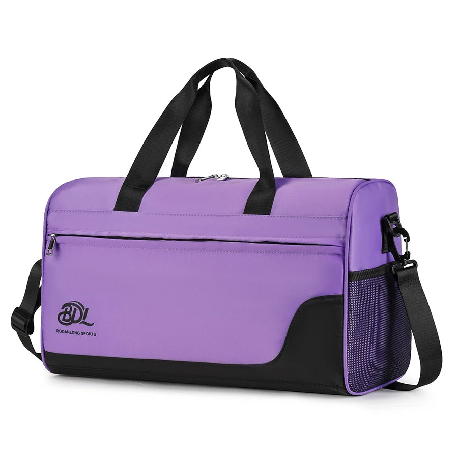 Fitness bag for men and women, simple and versatile, outdoor sports, large capacity swimming, yoga bag, short distance commuting