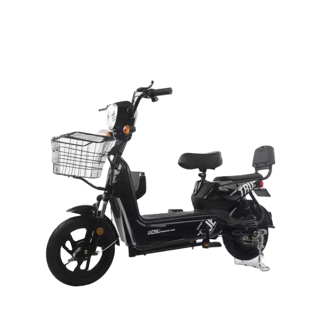 2 wheel cheap new 350w 500w 48v electric moped bike with pedals electrica ebike scooter electric bike bicycle