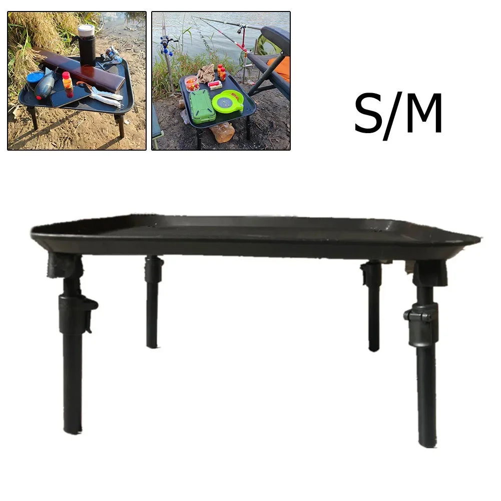 Fishing Equipment Fishing Bait Table Portable Tools Adjustable Collapsible Lightweight Non Slip Outdoor PVC Plastic Practical