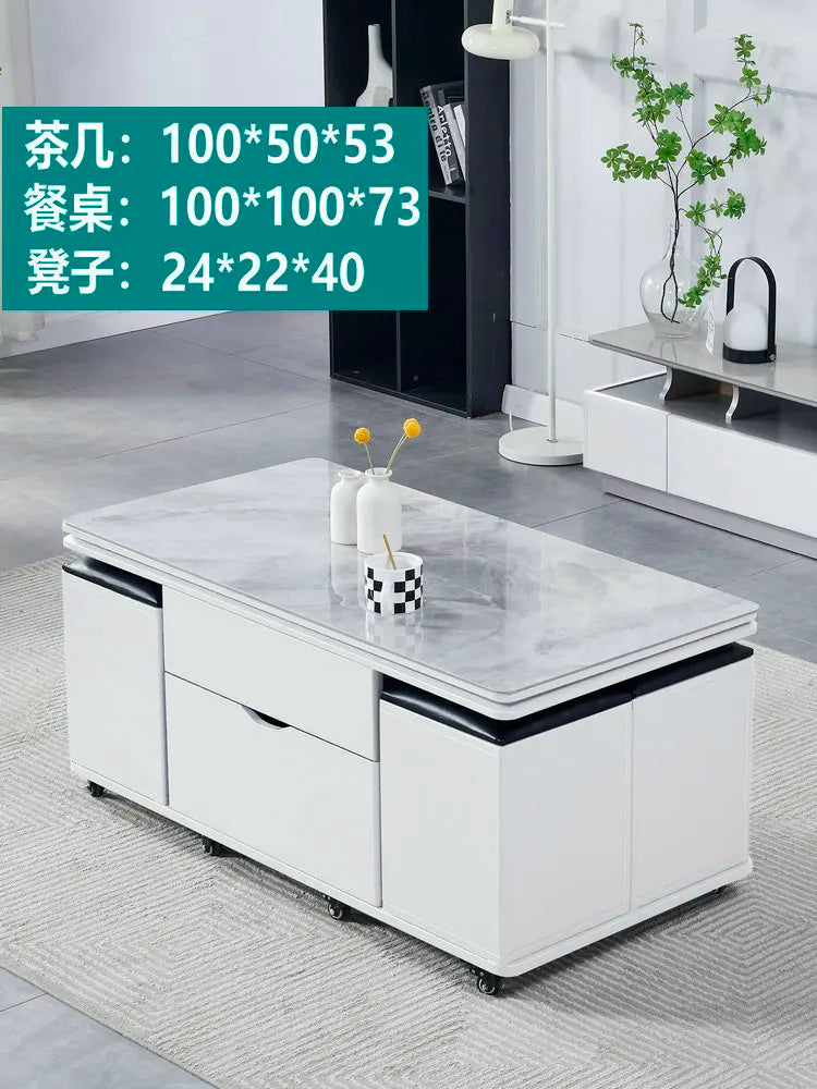 Storage Lifting Coffee Table Modern Luxury Designer Clear Cheap Side Table Aesthetic Lounge Living Room Kaffee Tische Furniture