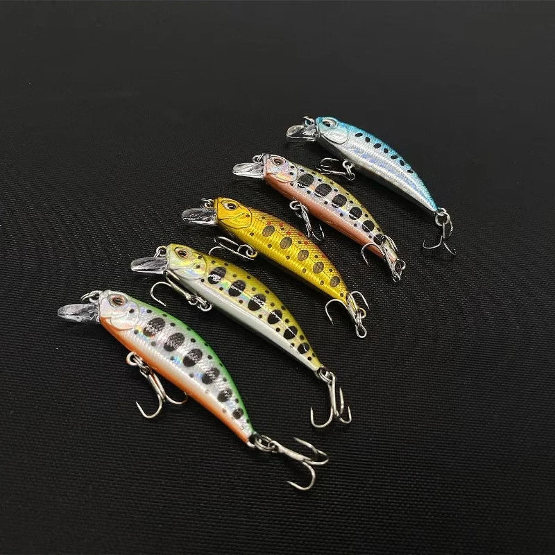 ZWICKE Fishing Lure Kit Sinking Minnow Trout Artificial Bait Crank Bait Bass Hook Wobbler Fishing Tackle Box Floating Jerkbait