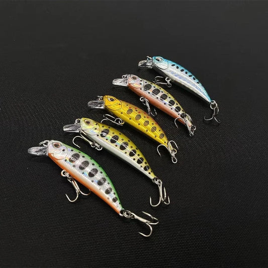 ZWICKE Fishing Lure Kit Sinking Minnow Trout Artificial Bait Crank Bait Bass Hook Wobbler Fishing Tackle Box Floating Jerkbait