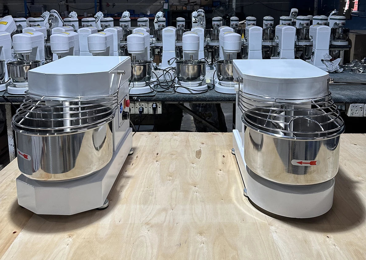 Best Spiral Dough Mixer with 3/5/8/12/16/20/25/50/75/100kg Flour Mixer Bread Making Machine Bakery Equipment