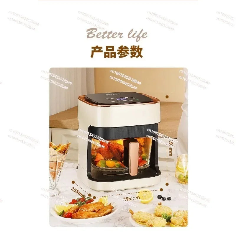 Air Fryer, Multifunctional Air Fryer Visual Air Fryer, Household Electric Fryer Smart