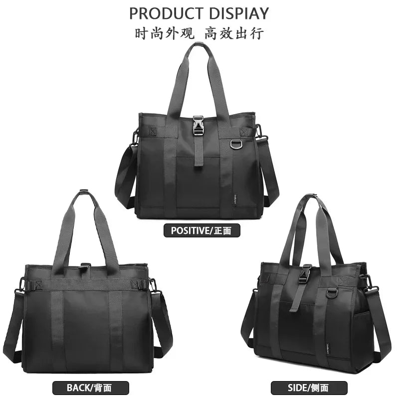 Men's Oxford Messenger Bag Designer Function Handbag Men Sling Satchel bag Shoulder Crossbody bags for Men bolso hombre сумка 가방