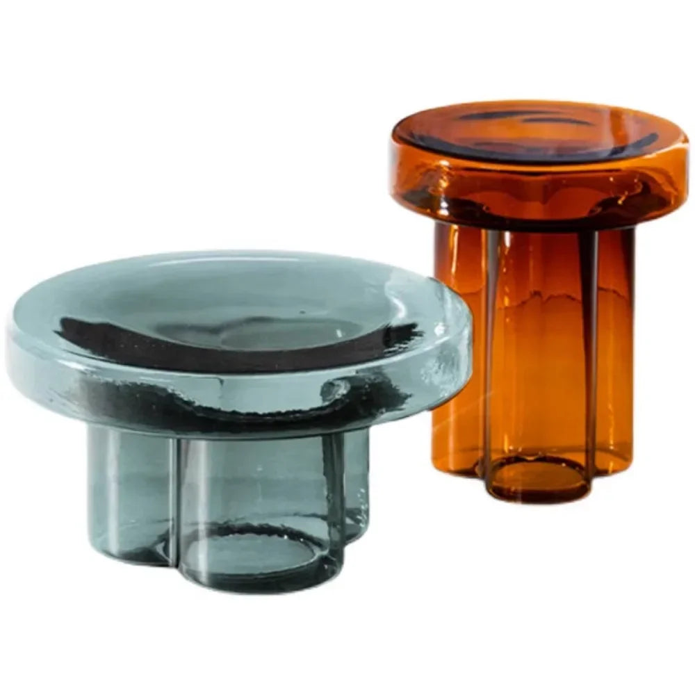 Transparent Patio Coffee Tables Outdoor Balcony Unique Round Coffee Tables Waterproof Floor Muebles De La Sala Home Decoration