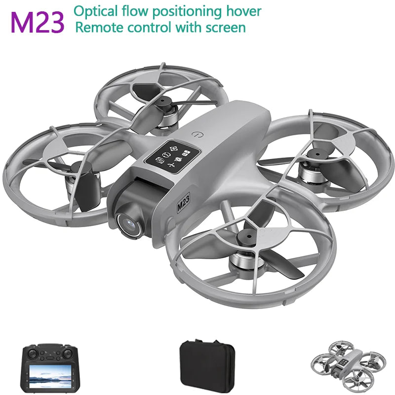 New 2025 M23 Drone   Professional 4K Dual Lens with Screen Control 360 Degree Stunt Flip One-Button Take-off and Landing
