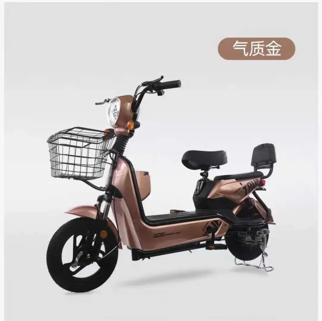 2 wheel cheap new 350w 500w 48v electric moped bike with pedals electrica ebike scooter electric bike bicycle