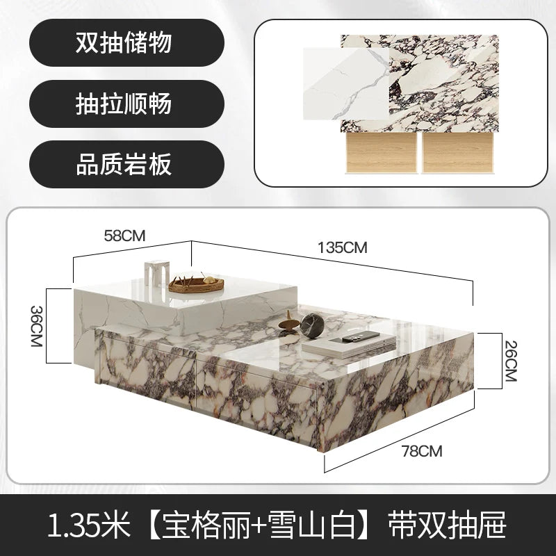European Luxury Coffee Table Beauty Trendy Elegant Unique Coffee Tables Space Saving Mesa De Centro Sala Living Room Furniture