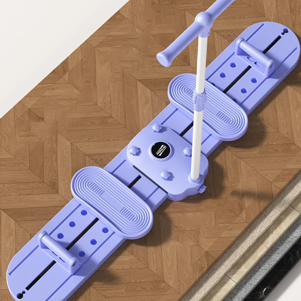 Fitness Ski Machine Simulated Ski Trainer with Handle & Pull Rope Pelvic Floor Muscle Exercise Equipment for Full Body Workout
