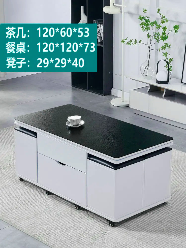 Storage Lifting Coffee Table Modern Luxury Designer Clear Cheap Side Table Aesthetic Lounge Living Room Kaffee Tische Furniture